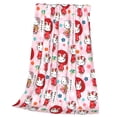thumbnail image 7 of Lsque Sanrio Pattern Fuzzy Fleece Throw Blanket Extra Large,Super Soft,Fluffy and Warm Blankets for Couch,Bed,All Season Use (40"x30"), 7 of 7