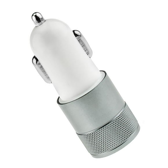 2.1A 1A Alloy 2 USB Charger; Dual USB Car Ports Universal Intelligent Charging Dual USB Car Charger for iPhone for Android Mobile Phone