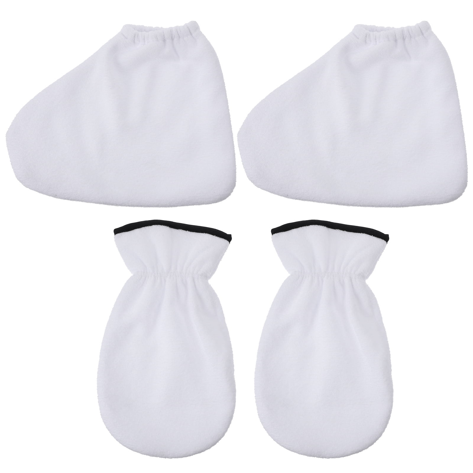 4Pcs Paraffin Wax Gloves and Bootie Hand Care Treatment Spa Foot Cover