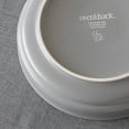 thumbnail image 5 of over&back Rim Dinner Bowl Set - Stoneware Dishes - Comes with 4 Dinner Bowls - For Pasta, Salads, and More - Easy-to-Stack All-Occasion Place Settings - 8.1" x 8.1" x 1.8" -32oz - Semi-Matte Charcoal, 5 of 6