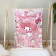 thumbnail image 3 of Melody Anti Pilling Flannel Blanket Gifts for Fans Lover Girls Boys Women Present Hoodie Him Bed 60"x80", 3 of 6