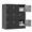 Black-9Door, variant on HOQBN 9 Doors Metal Locker for Employees,Metal Storage Cabinet with Individual Locks & Card Slot,Spacious Compartments for Office,Gym,School,Home,Black