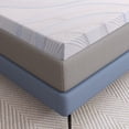thumbnail image 4 of Lecuneey Queen Mattress Topper, 3 Inch Memory Foam Mattress Topper with Removable & Washable Cover, White, 4 of 8