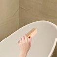 thumbnail image 2 of Floor Brush Shower Scrubber Bathroom Cleaning Extendable Handle Grout Wood, 2 of 6
