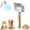 Yellow#002, variant on Pet Grooming Tool with Spray, 2026 New Dual-Sided Dematting Comb for Dogs and Cats, Undercoat Rake Pet Brush for Long Hair, Deshedding Dog Brush for Shedding(Blue)