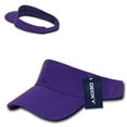 thumbnail image 2 of Decky 3001 Cotton Visor Hat-Purple, 2 of 4
