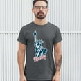 thumbnail image 3 of Tee Hunt Statue of Liberty T-shirt Freedom Independence 4th of July NYC USA Men's Tee, Charcoal, Medium, 3 of 5