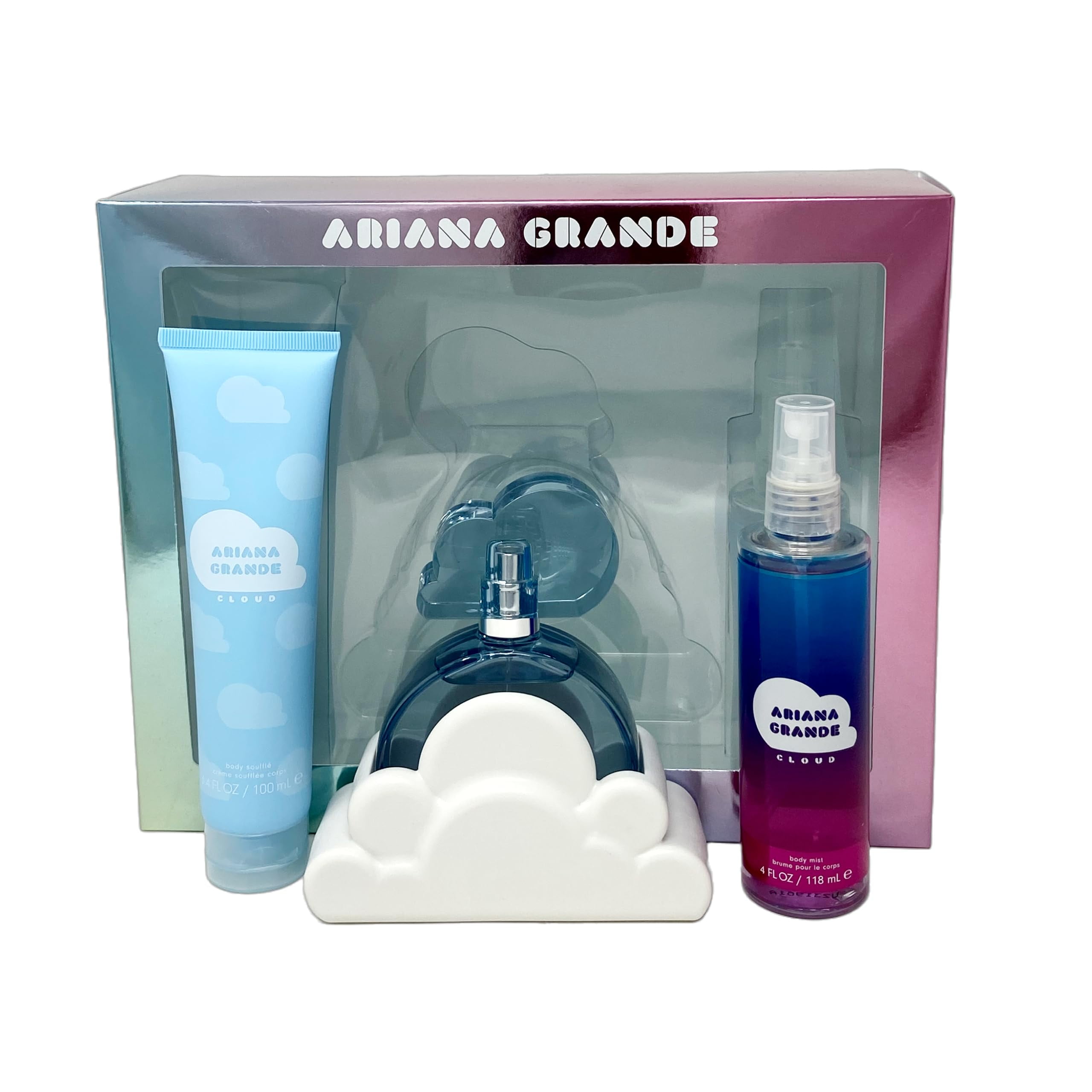 Ariana Grande 香水 3本セット Ariana Grande Cloud Perfume, 3 Piece Gift Set for Women, Includes