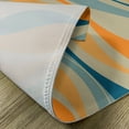 thumbnail image 5 of Ambesonne Vintage Place Mats Set of 4, Retro Vibrant Stripes, Standard Size, Petrol Blue and Marigold, 5 of 6