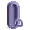 thumbnail image 4 of Bewildely Gancho autoadhesivo Ganchos creativamente fuertes Sin perforaciones Práctico soporte multifuncional Accesorios de baño Azul Type2 NO2, 4 of 6