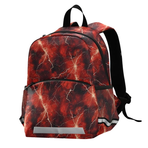 ALAZA Red Lightning School Backpack Elementary Student Bookbag