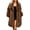 Faux Fur Jacket+Yellow, variant on Womens Long Faux Fur Coat Fuzz Lapel Long Sleeve Open Front Winter Warm Outwear with Side Pockets 2XL