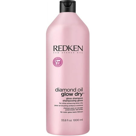 Redken-Diamond Oil Glow Dry Gloss Shampoo 33.8 OZ/1000 ML