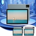 thumbnail image 1 of Tableta Android de 10,1 pulgadas con cuatro núcleos, 4+32 GB, cámara doble delantera y trasera, compatible con juegos de aprendizaje de doble tarjeta, tableta de comercio exterior para Akmoler, 1 of 8