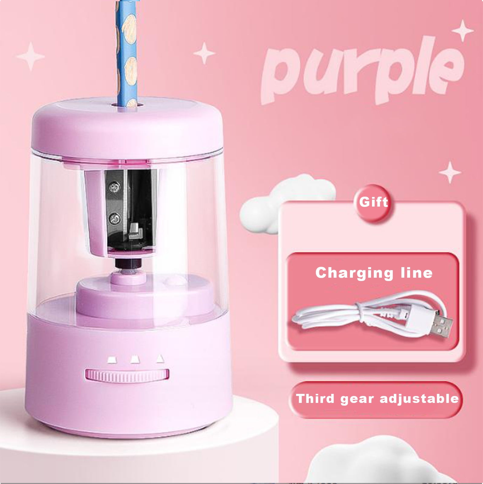 Yhmxh Electric Pencil Sharpener Pencil Sharpener Pencil Sharpener Pencil Sharpener Fully Automatic Home Supplies