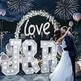thumbnail image 6 of Light Up Letters, Marquee Letters 4 Feet Tall with Cool White Light, Large Letter for Party Baby Shower Wedding Event Graduation Decoration, Marry Me Light Up Letter 4ft Marquee Sign Letras I, 6 of 6