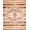 Orange Gray, Pattern 3, variant on ODIKA Watercolor Boho Aztec Bands Distressed Motifs Geometric Diamonds Pet Friendly & Kids Safe Play for Playroom, Bedroom, Reading Nook