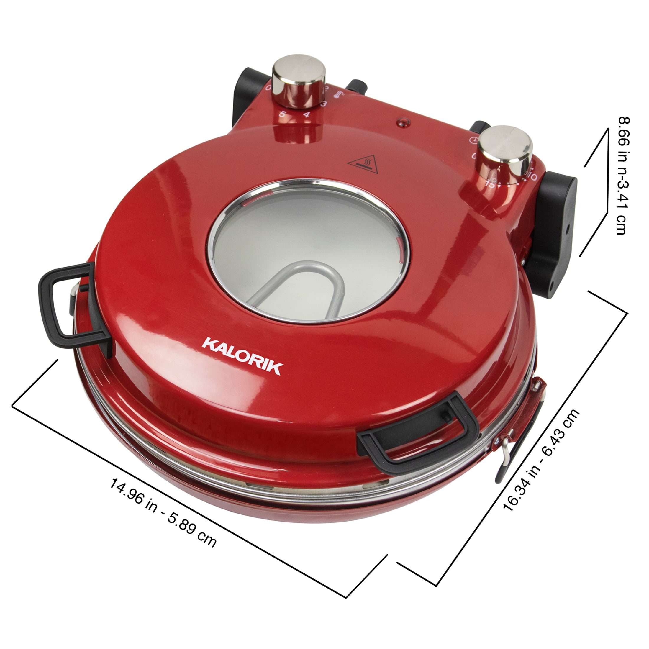 Kalorik Kitchen Hot Stone Pizza Oven, Perfect for Crispy Crust