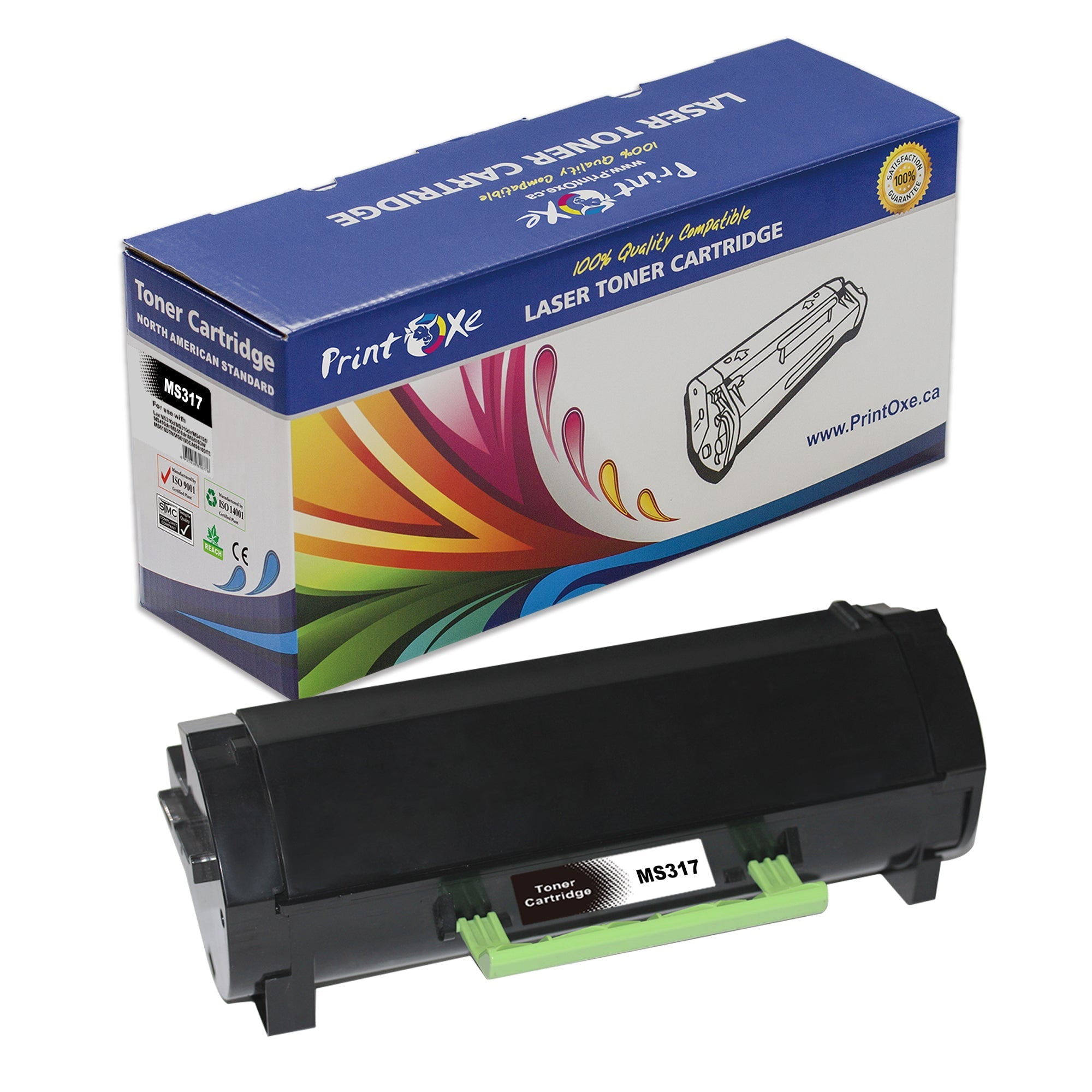 51B1000 Lexmark Compatible Toner Cartridges MS317 Replacement for MS317dn MS417dn MS517dn MS617dn MX317dn MX417de MX517de MX617de Printers