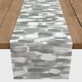 thumbnail image 3 of Creative Products Painted Brush Strokes Gray 16x90 Poly Twill Table Runner, 3 of 3