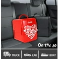 thumbnail image 4 of Coca-Cola 4L Portable Mini Fridge, 6 Can Mini Cooler/ Warmer for Travel, Office & Home- Red, 4 of 8