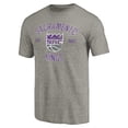 thumbnail image 2 of Men's Gray Sacramento Kings Team Heritage Tri-Blend T-Shirt, 2 of 3