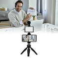 thumbnail image 1 of Video LED LED, Vloging Kit Portable Video Video Conferencia Video Iluminación Universal para una filmació de video Para Transmisión en vivo de Interiores y Exteriores, 1 of 7