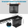 thumbnail image 4 of Tool Organizer Wall Mount Garage Storage Wall Organizer Garden Tool Storage Rack with PC fabric bag holder with Hooks with Straps use for Ski Gears Rake Shovel Yard Tool, 4 of 8