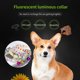 thumbnail image 3 of Collares brillantes para mascotas Wdftyju con campanas brillo nocturno para perros y gatos, 3 of 8