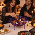 thumbnail image 3 of Fruit Bowl Spider Web Storage Basket Halloween Snack Bowl Vegetable Bowl Bread ContainerFor Halloween Christmas Snack Storage for Sweets and Decoration for Dining Room, 3 of 4