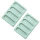 thumbnail image 1 of Hot Dog Bun Pan, Silicone Hot Dog Bun Mold Non-Stick Bread Form Mini Rectangular Sandwich Baking Tray Hot Dog Bun Rolls, 1 of 5