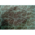 thumbnail image 4 of oneOone Cotton Silk Aquamarine Fabric Leaves Dress Material Fabric Print Fabric By The Yard 42 Inch Wide, 4 of 4