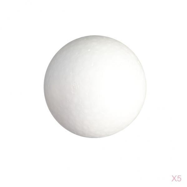 5x Foam Balls, Big Foam Balls, Large Styrofoam Balls, Floral Foam, Foam ...