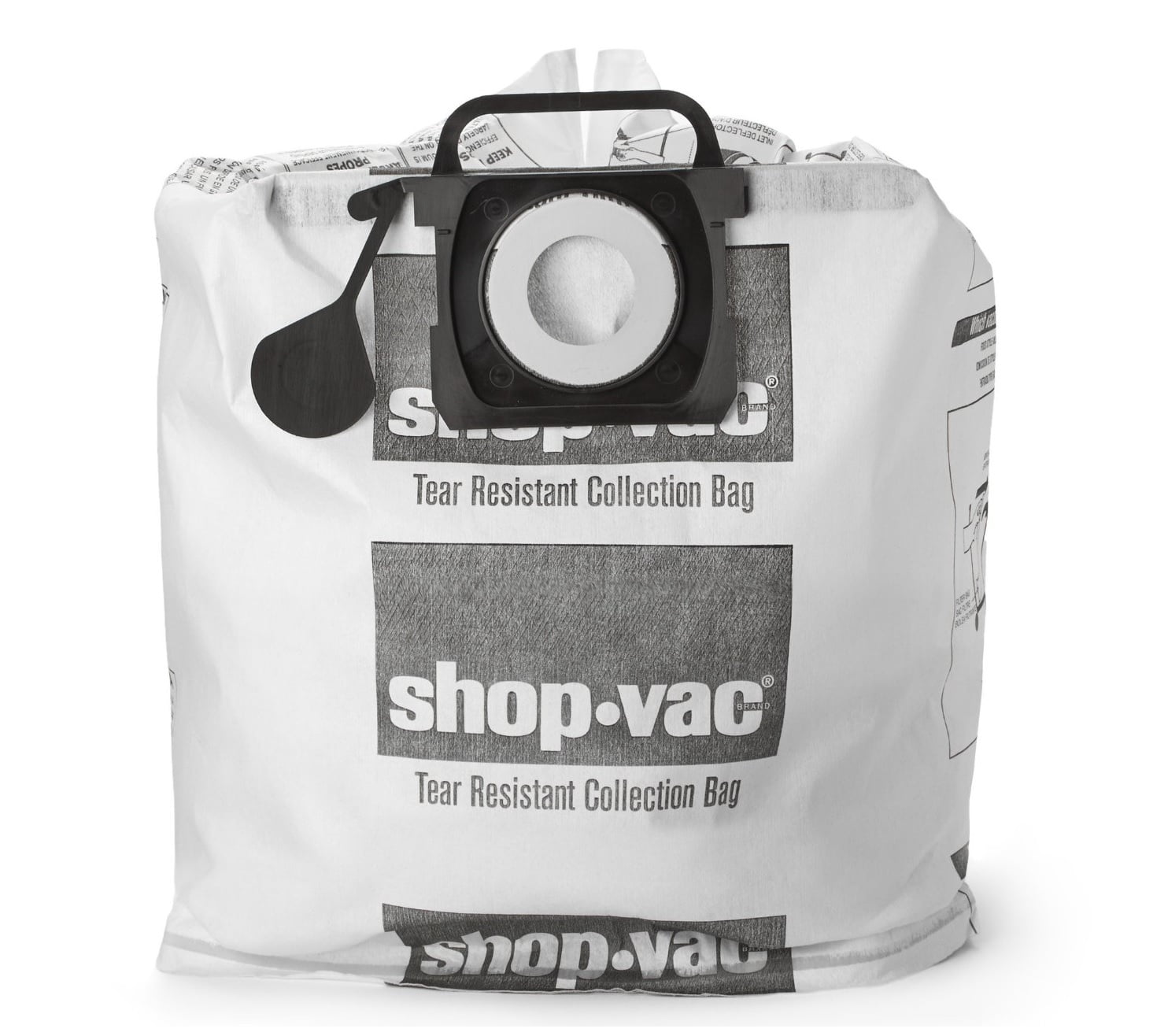 SHOP VAC Filter Bag, Dry Tear Resistant Disposable, 5 1Gal.,PK2