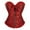505_Wine, variant on KOKOPARK Lingerie for Women Overbust Shapewear Tummy Control Push Up Vintage Women's Bustiers & Corsets Trendy Queen Corset Top Pink