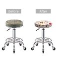 thumbnail image 3 of modern Bike Pattern Round Bar Stool Seat Covers, Elastic Round Chair Cover Stool Seat Slipcover Bar Stool Cushions Round Pad for 12-14 inch, 3 of 5