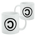 thumbnail image 2 of Copyleft Copy Left Copyright Funny White Mug, 2 of 4