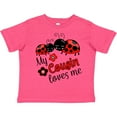 thumbnail image 3 of Inktastic My Cousin Loves Me with Cute Ladybugs Boys or Girls Toddler T-Shirt, 3 of 5