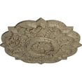 thumbnail image 3 of Ekena Millwork 20 1/4"OD x 1 1/2"P Deria Ceiling Medallion (Fits Canopies up to 6"), Hand-Painted Gobi Desert Crackle, 3 of 6