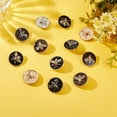 thumbnail image 5 of 24 Pcs Alloy Enamel Shank Buttons 25mm Metal Blazer Buttons Bees Pattern Alloy Flat Round Buttons, 5 of 9