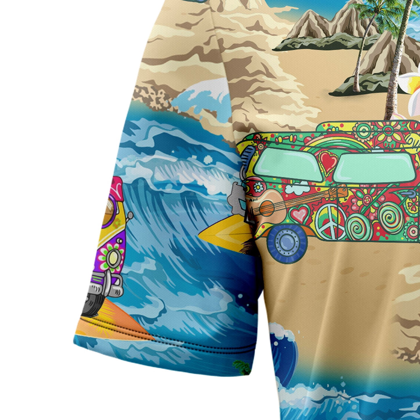 Hippie Bus Aloha Hawaiian Shirt