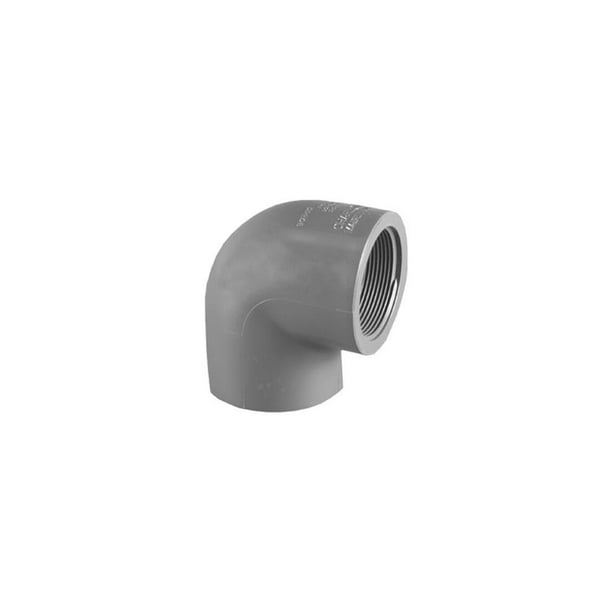 Pipa Elbow Charlotte Schedule 80 3/4 gris