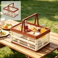 thumbnail image 1 of Ohmyroo Portable Collapsible Storage Crate for Home Organization, 1 of 7