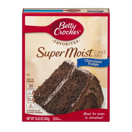 Betty Crocker® Super Moist Cake Mix Chocolate Fudge 15.25 oz Box ...