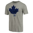 thumbnail image 2 of Men's Gray Toronto Maple Leafs Hometown Collection Leafs Tri-Blend T-Shirt, 2 of 3