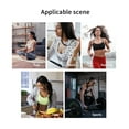 thumbnail image 3 of OVESPORT Women's Adjustable Sports Bra Wirefree Racerback Workout Bras Sexy Thin Straps Yoga Sport Bras with Removable Pads, 3 of 9
