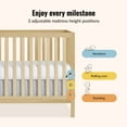 thumbnail image 3 of Dream On Me Synergy MOD 5-in-1 Convertible Crib in Natural with Free Crib Mattress, 3 of 11