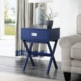 thumbnail image 3 of Convenience Concepts Designs2Go Landon 1 Drawer End Table, Cobalt Blue, 3 of 6