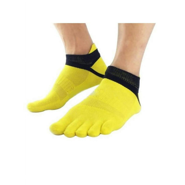 1pair Non Slip Yoga Socks, Low Cut Grip Socks For Pilates Yoga
