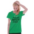 thumbnail image 3 of I've Got Resting Witch Face Funny Womens Fitted Plus Size Graphic Tee Brisco Brands 2X, 3 of 5